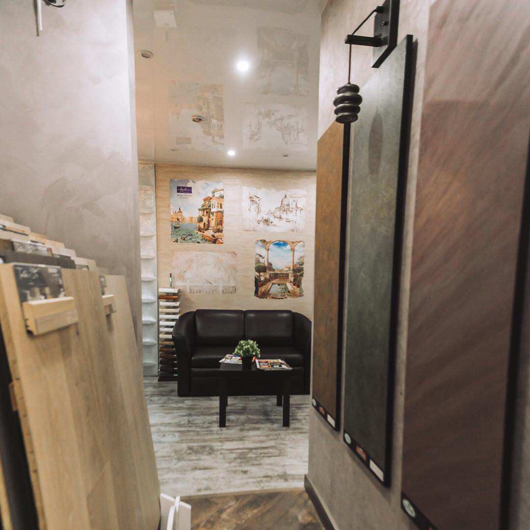 Проект салона по продажам декоративных материалов Elfactura