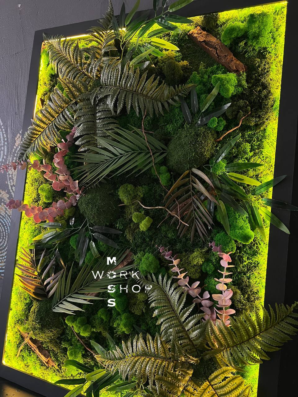 Панно из стабилизированного мха