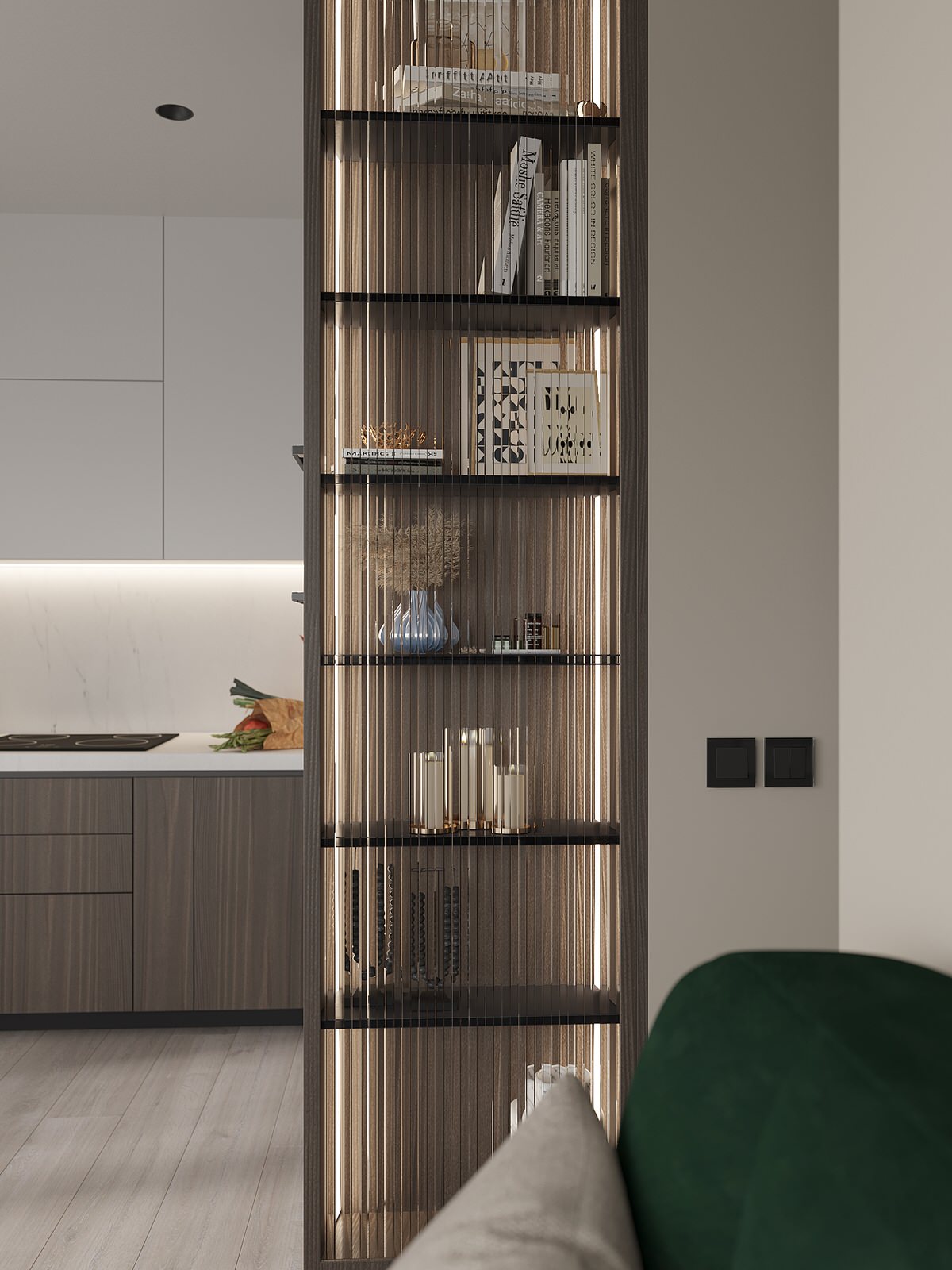 Совмещенная кухня-гостиная