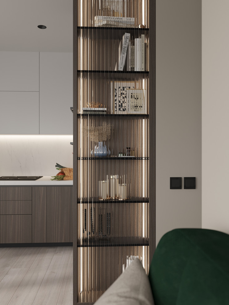 Совмещенная кухня-гостиная