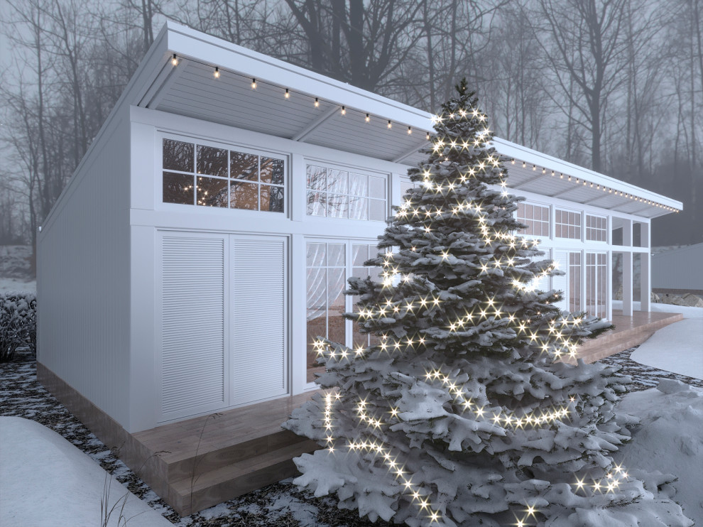 Модульная дача. Проект недорогого дачного дома