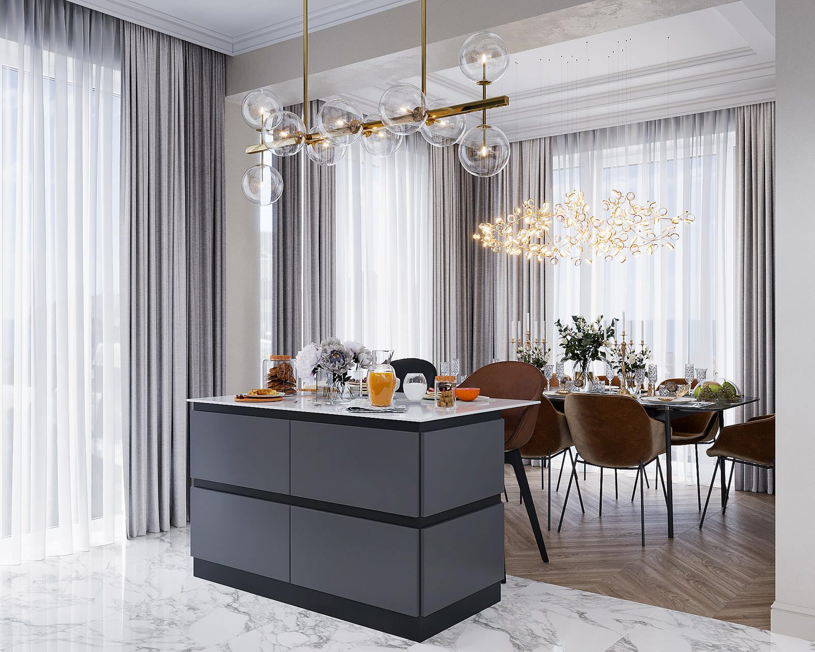 Дизайн проект частного жилого дома в г. Судак, площадью 360 кв.м.