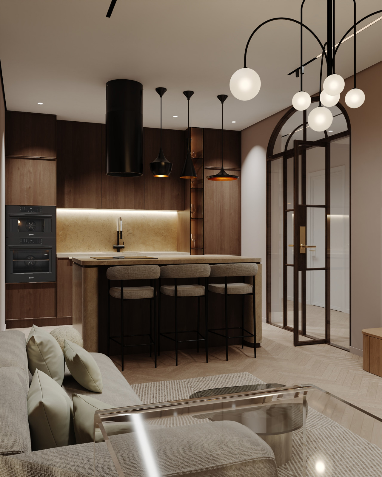 Обложка проекта: ЖК «Корней» 65м2