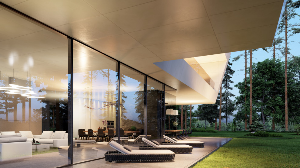 Дом в тиле футуризм