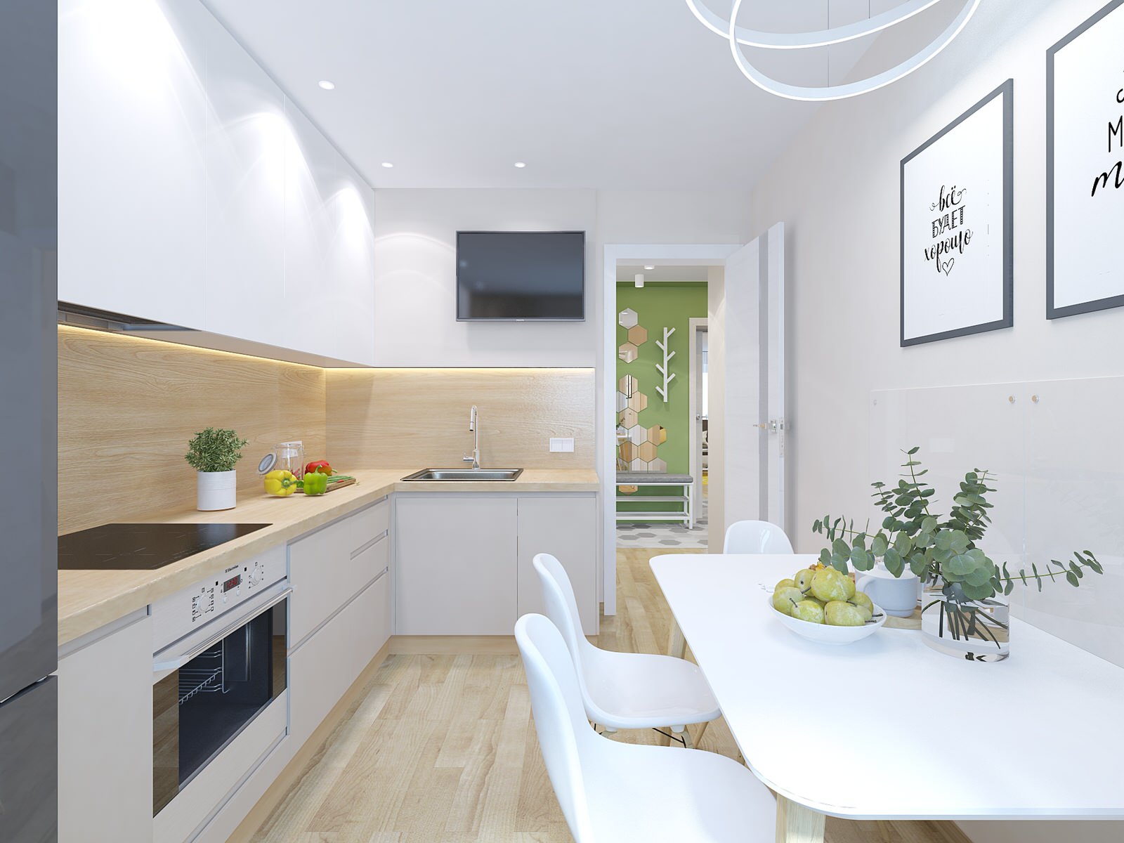 Квартира с перепланировкой для молодой семьи