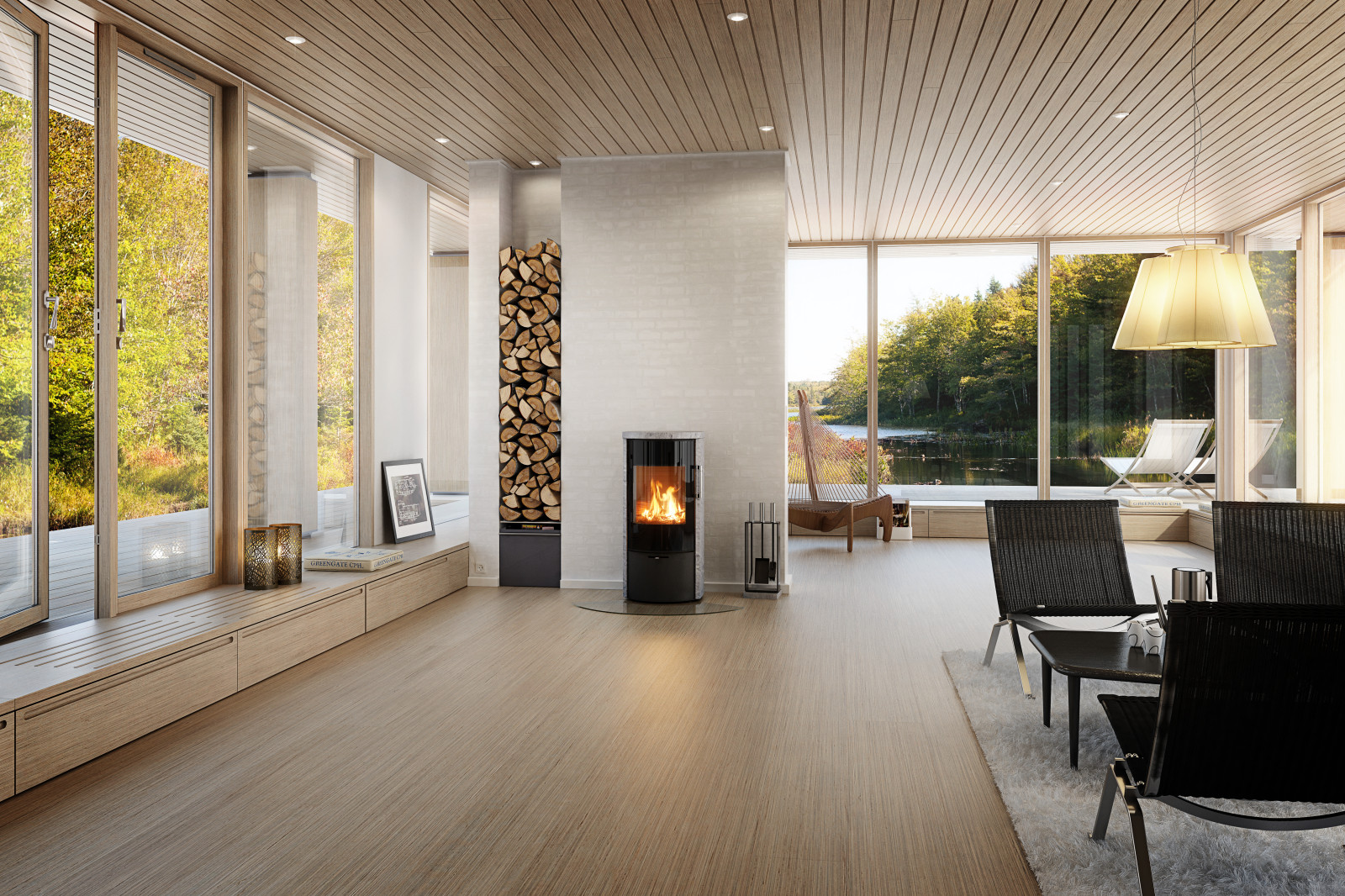 Печь камин RAIS модель RINA SOAPSTONE