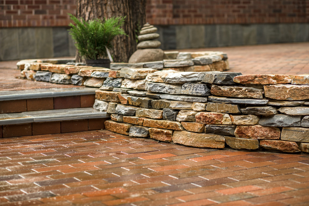 Подпорная стенка из камня