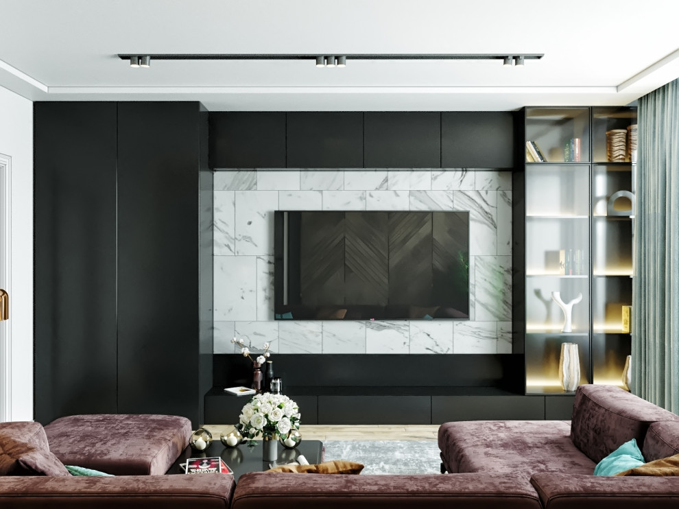 В современном  стиле