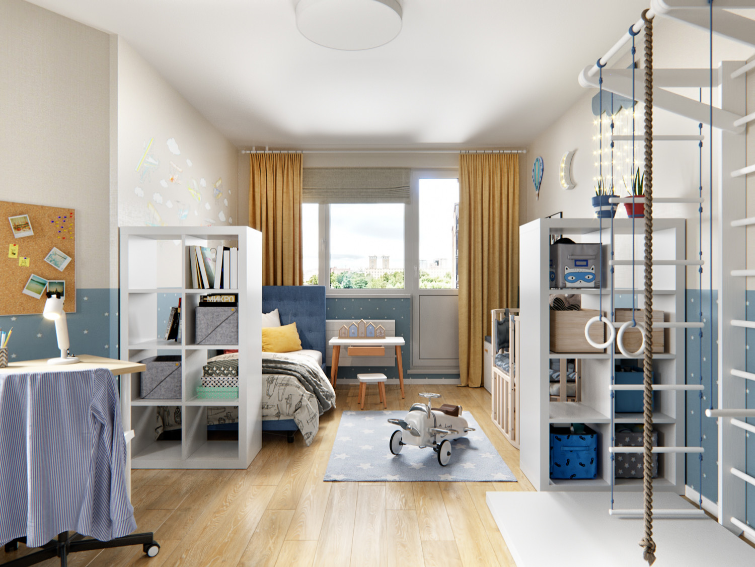 Обложка проекта: Комната для двух братьев 10 лет и 4 года