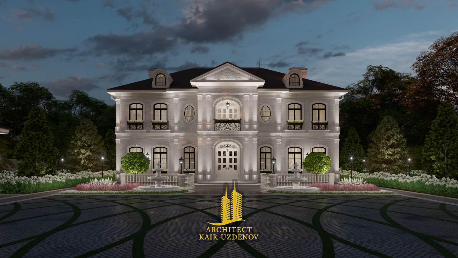 Проект дома в стиле Французский ренесанс