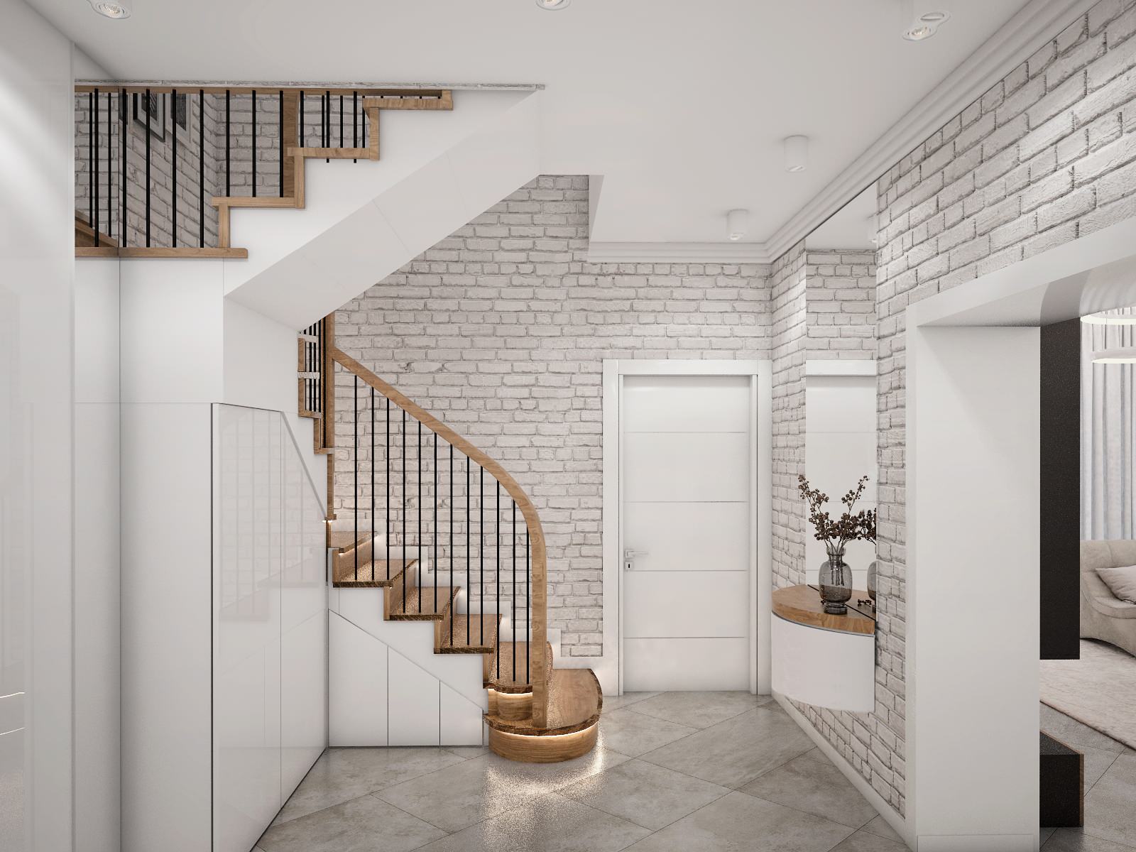 Холл дома в Первомайском