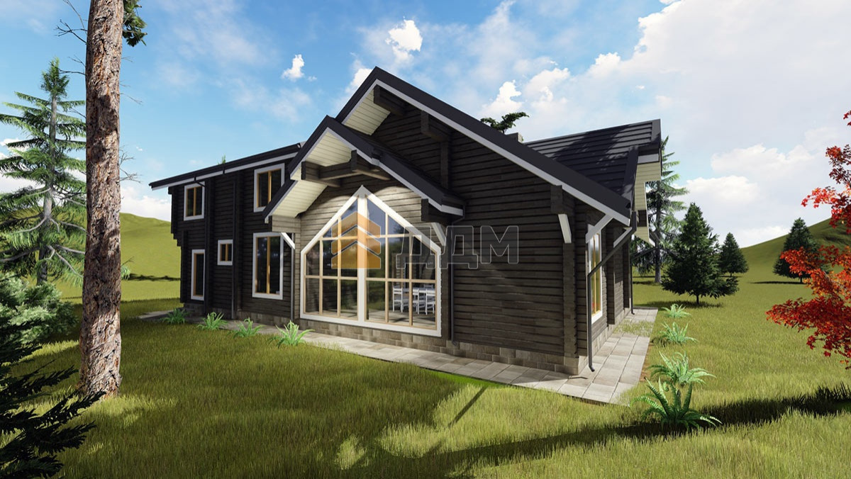 Дом из клееного бруса "Сочи"