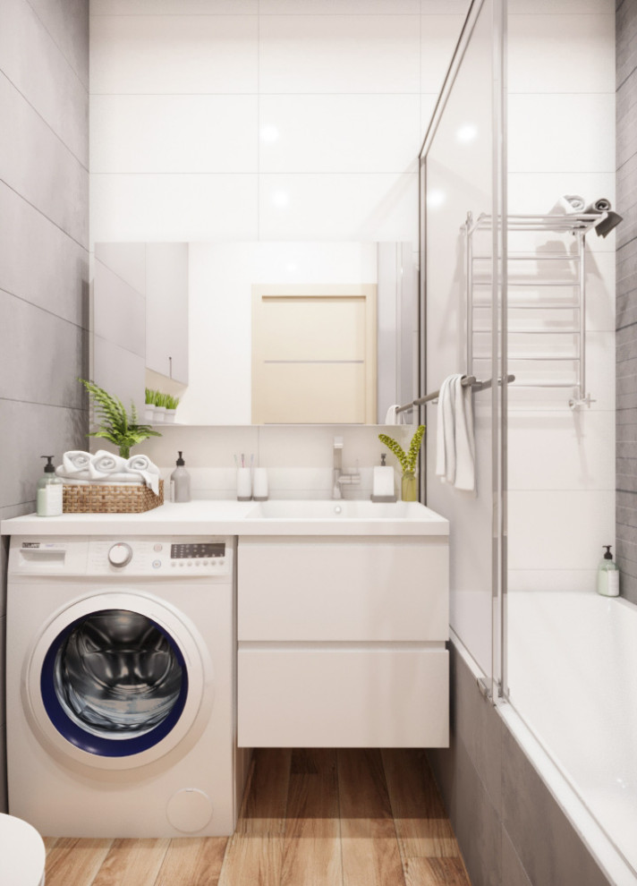 Светлая ванная