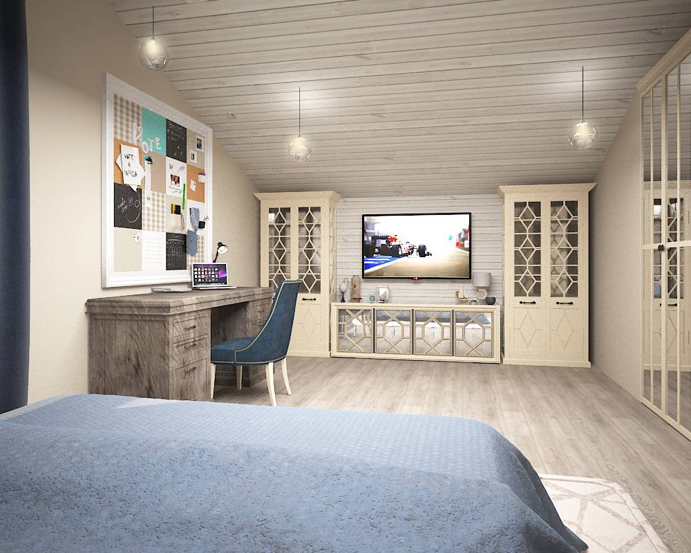 Дизайн-проект интерьера загородного дома 500 м2