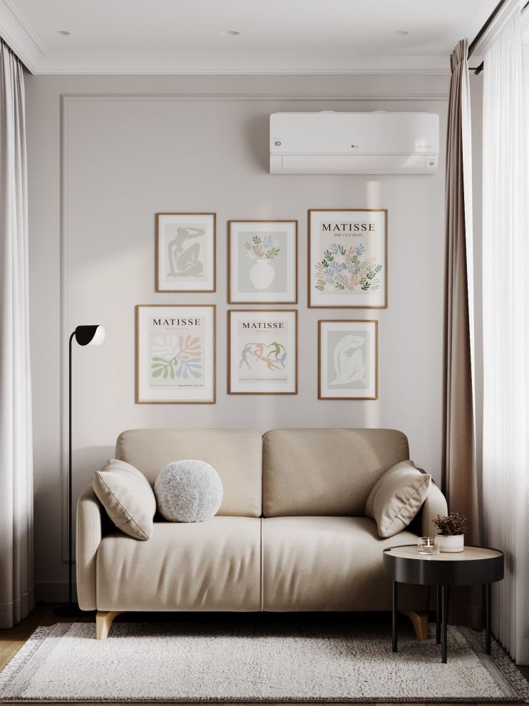 Сканди с элементами классики, ЖК Румянцево Парк