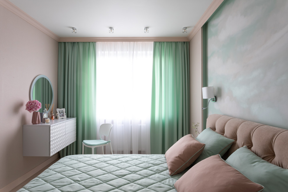 яркий интерьер квартиры 71 кв.м. в г. Калининграде