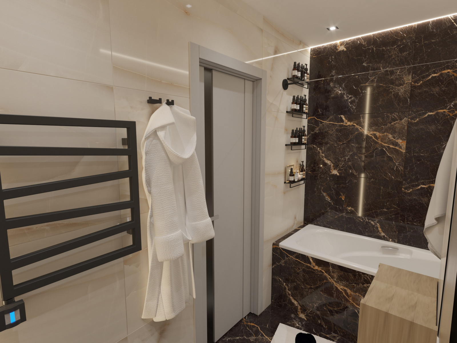 Дизайн проект ванной