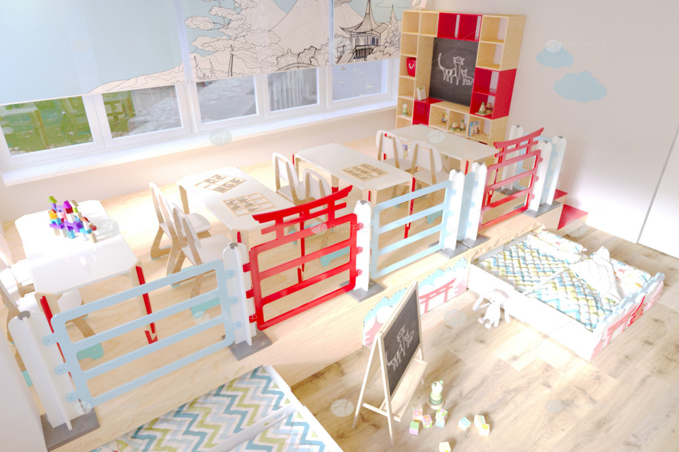 Обложка проекта: Дизайн-проект детского сада "Китай"