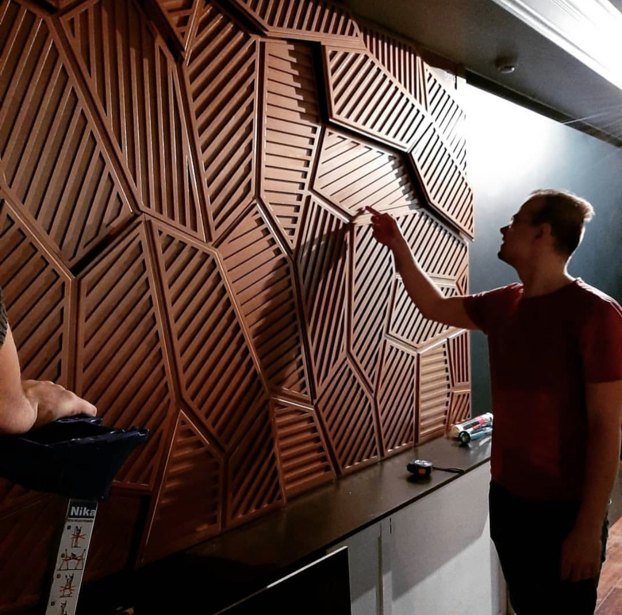 Объемная 3D-стена