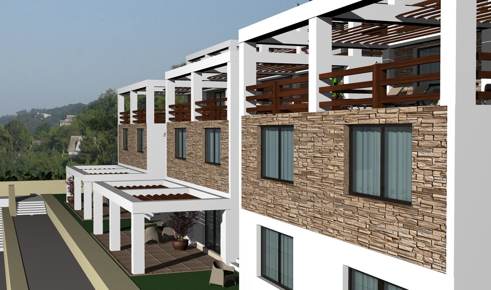 Котеджный поселок на берегу Черного моря