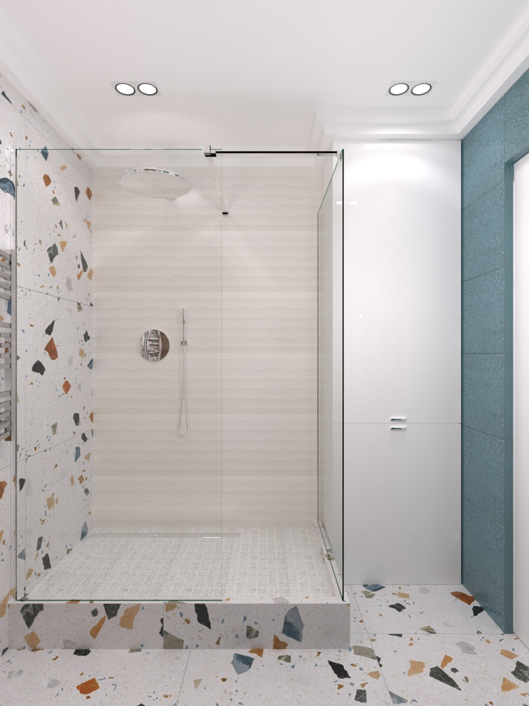 Ванная комната общая Дизайн-проект "Монблан"