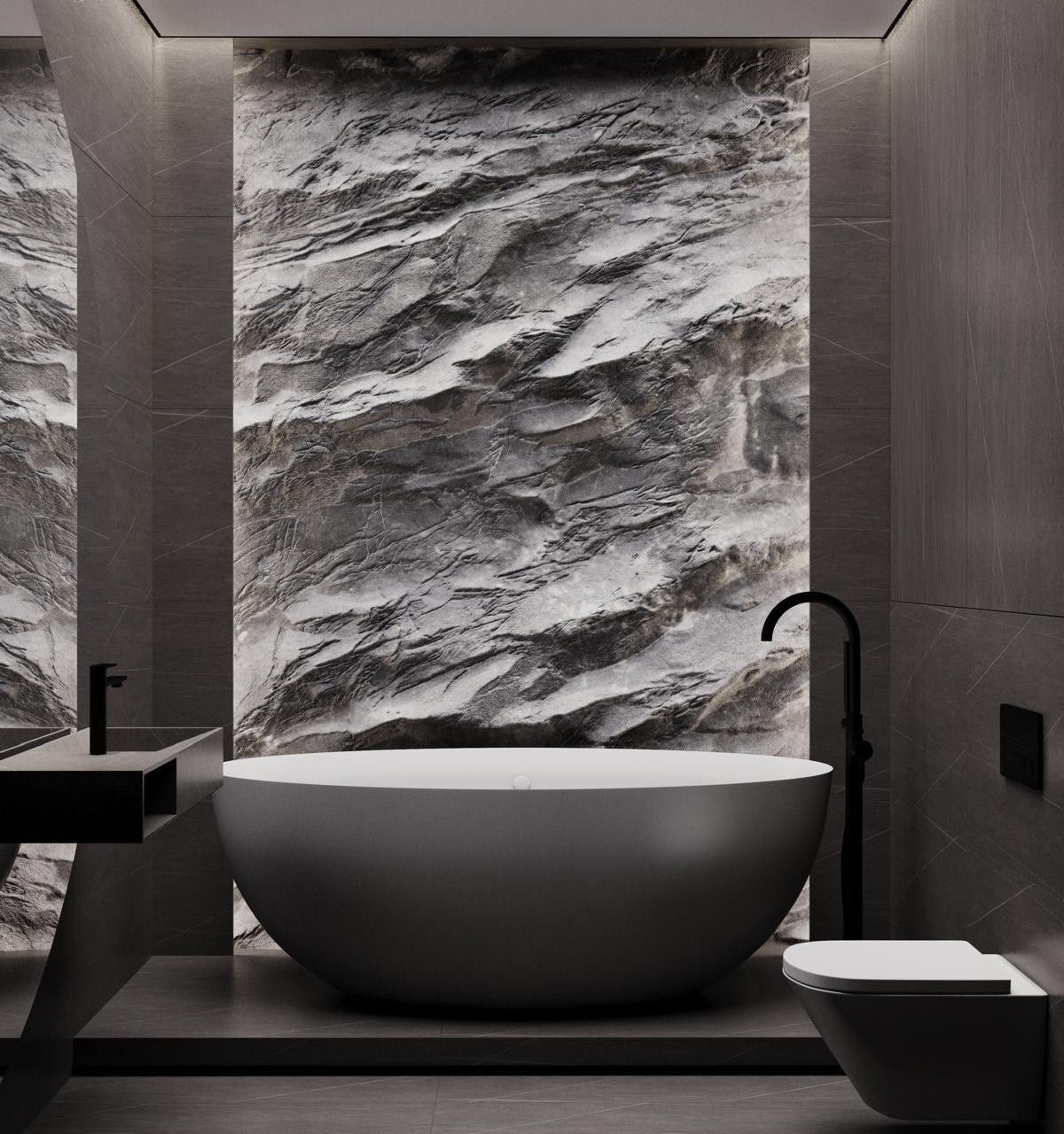 Обложка проекта: Квартира 75 м.кв. Отделка стен смарт-панелями