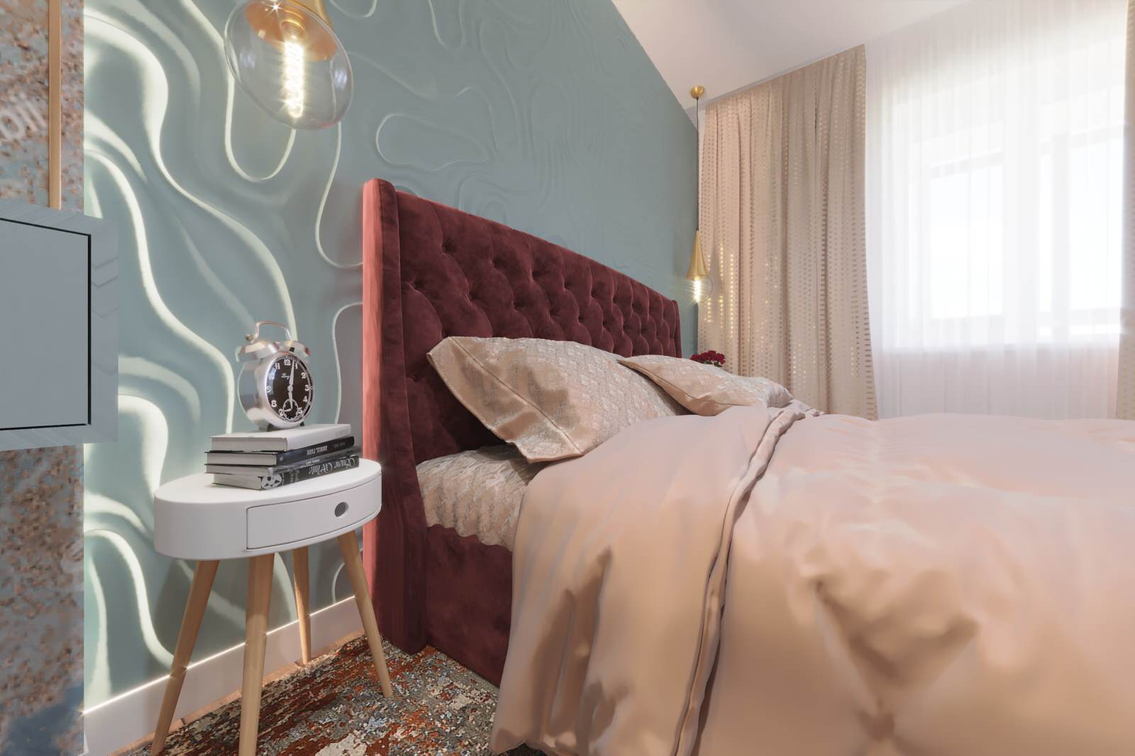 Дизайн-проект интерьера трехкомнатной квартиры.