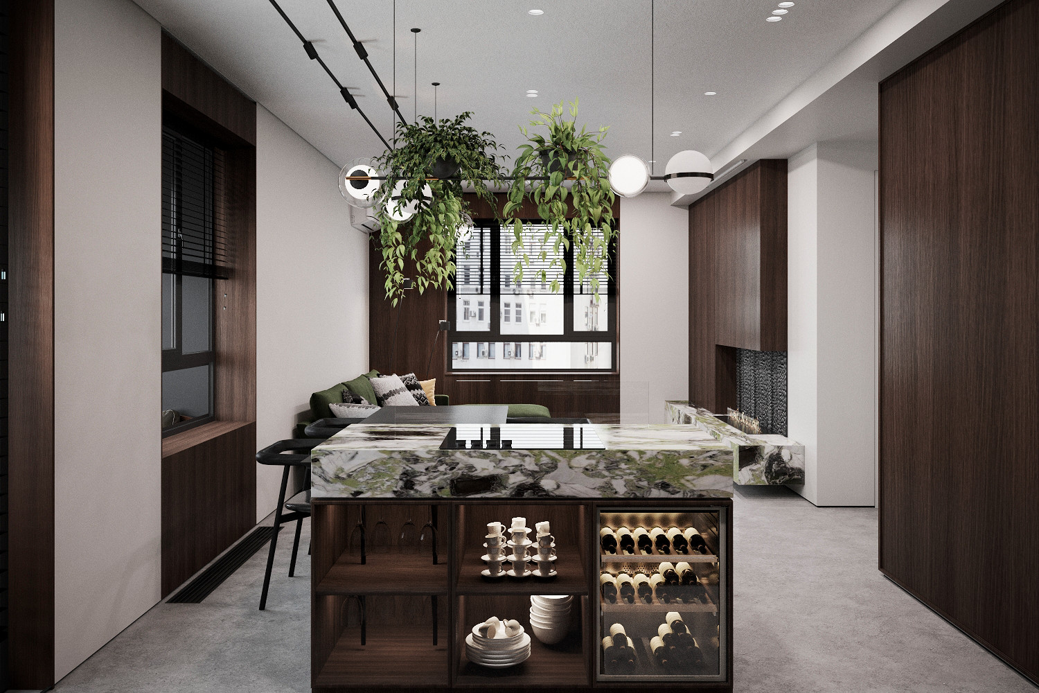 Квартира для семьи, которая любит природу и хоккей