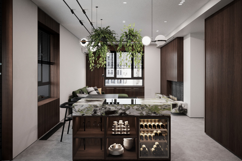 Квартира для семьи, которая любит природу и хоккей