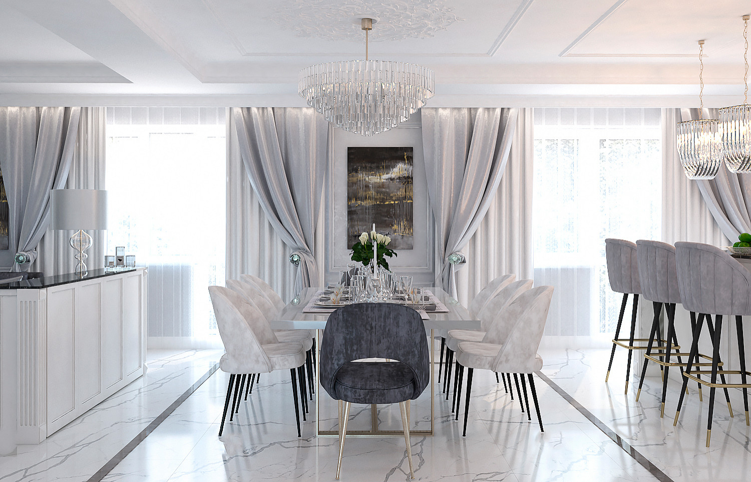 Дом 450 кв.м в Дмитрове (1 этаж)