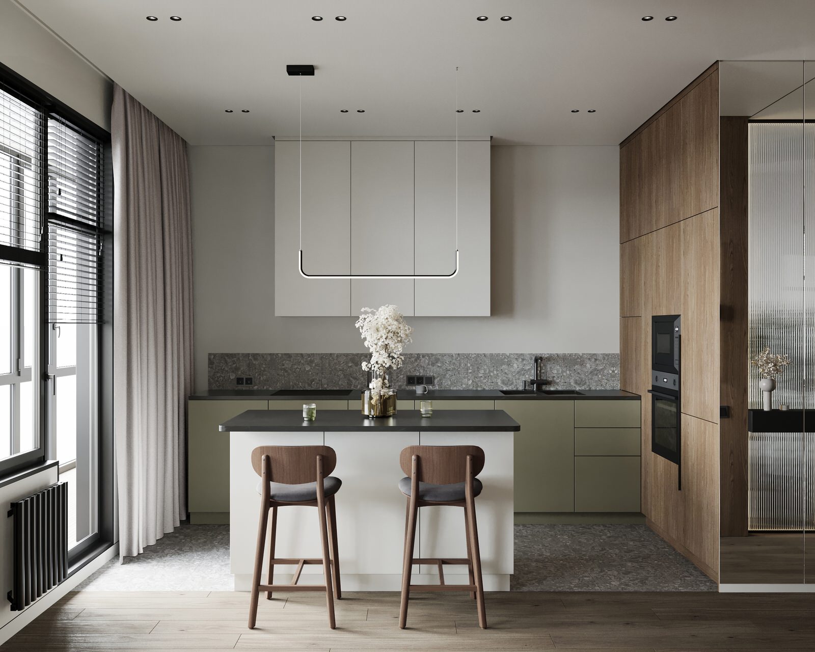 Обложка проекта: Дизайн интерьера квартиры в ЖК "Притяжение" на Выборгской набережной