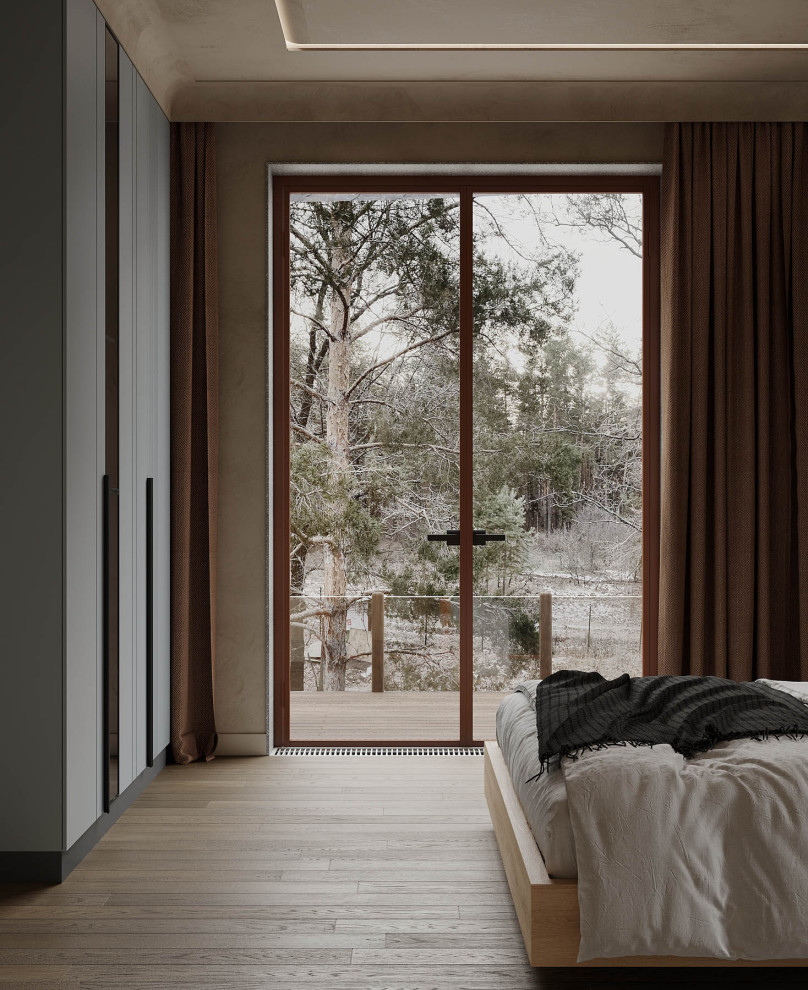 Спальня хозяина в проекте Чистые Пруды