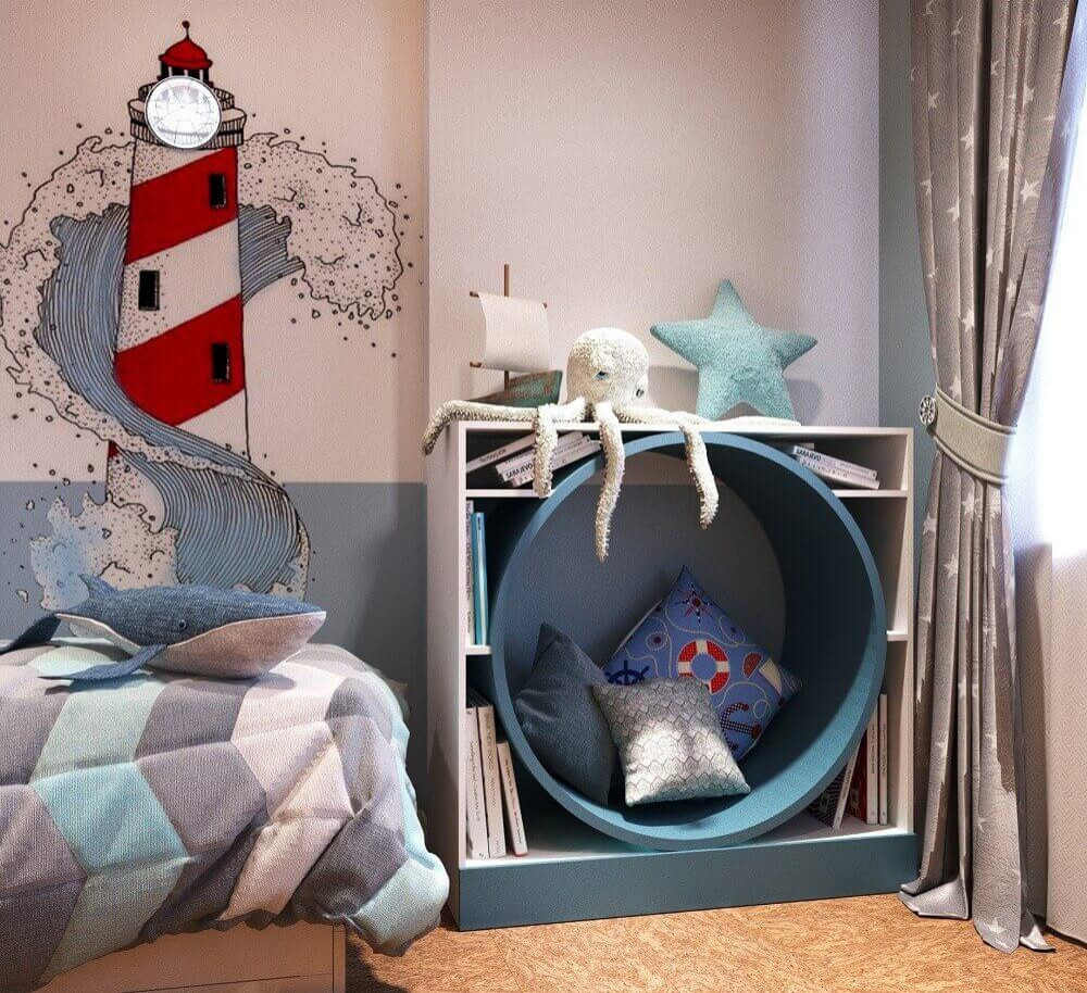Детская в морском стиле