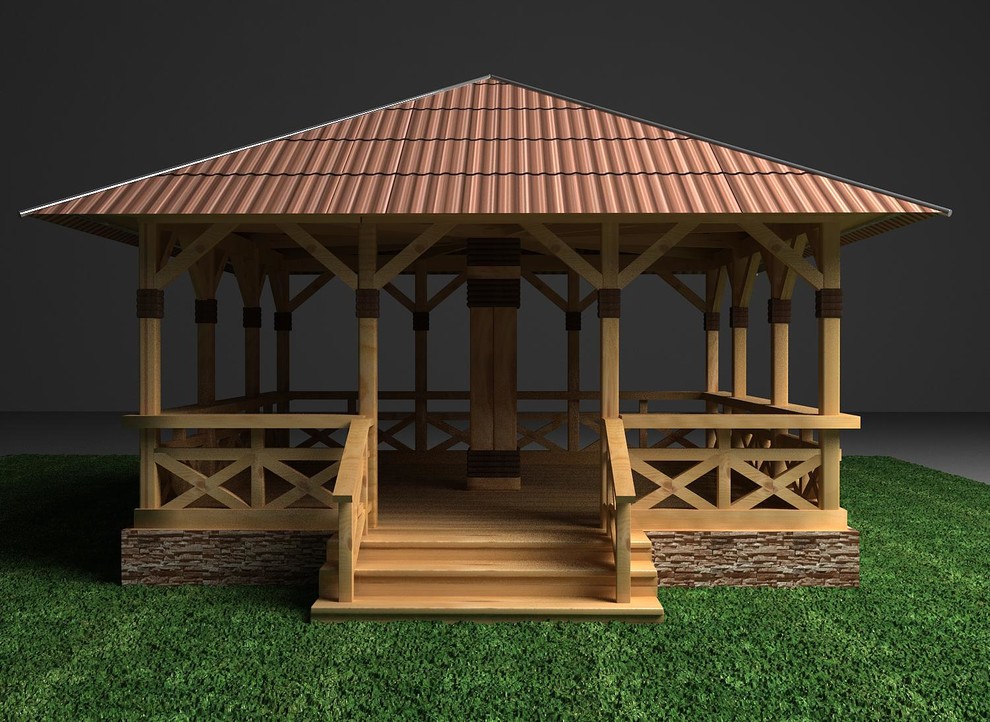 Обложка проекта: беседка