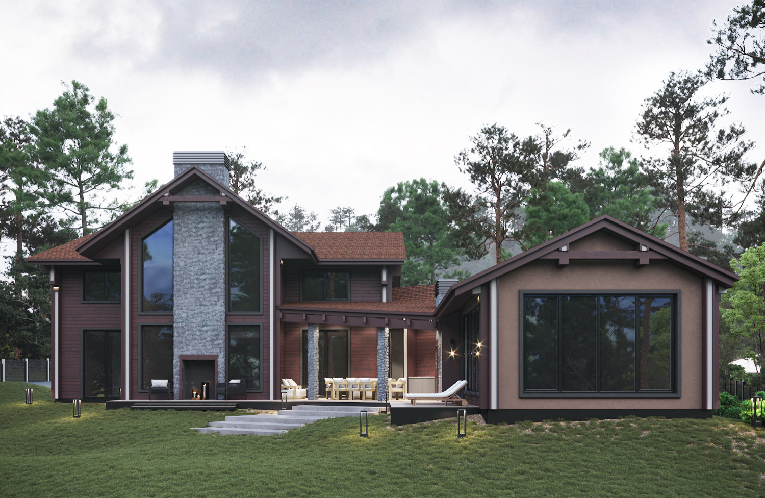 Архитектура частного дома -А1