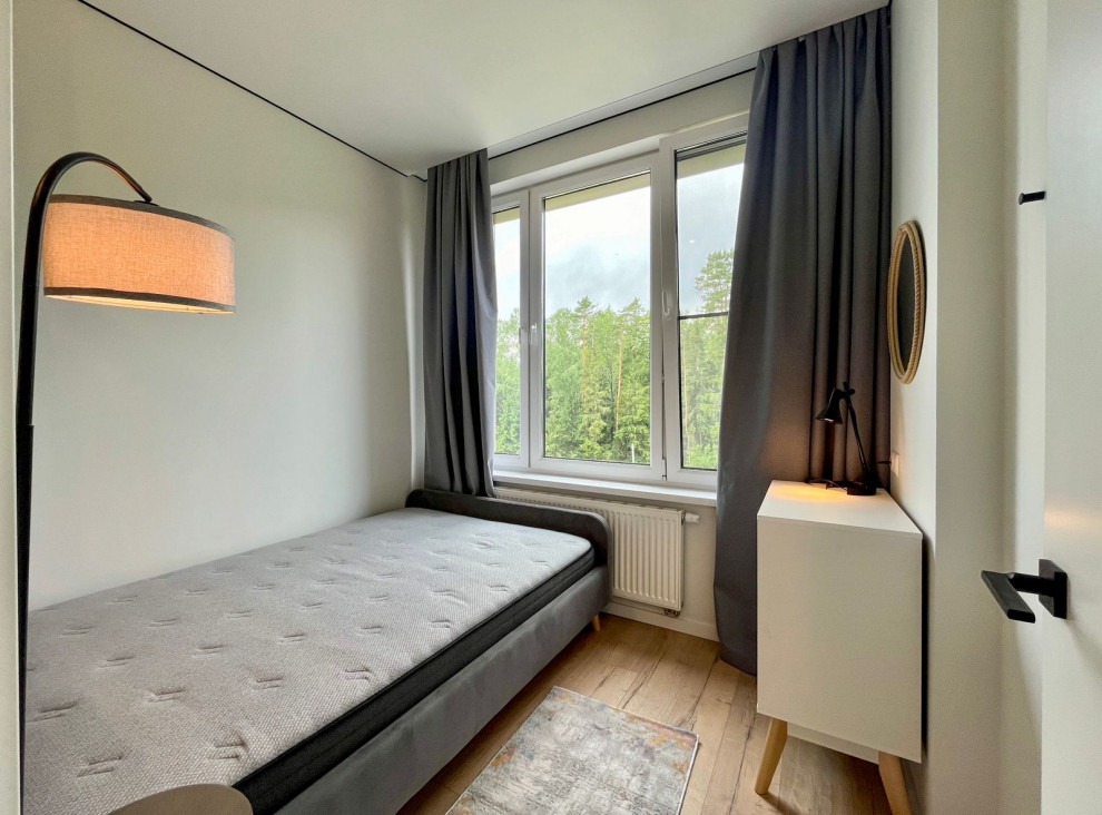 Проект студии 37м2, ЖК Серебрица