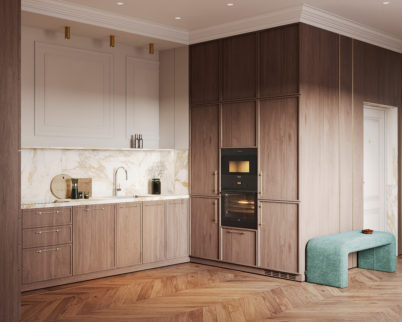 Дизайн квартиры в ЖК "Наследие",  г.Тула