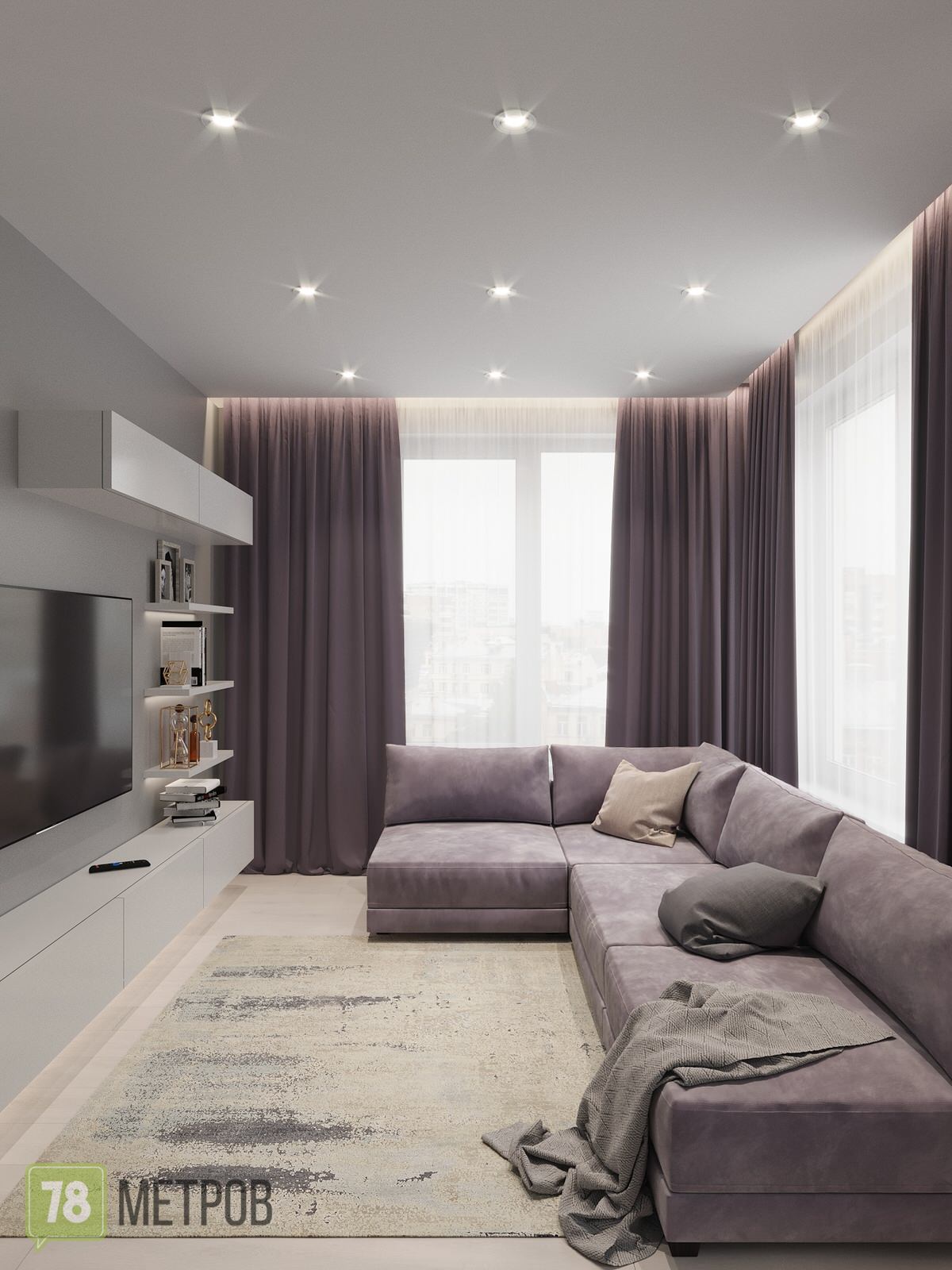 Дизайн-проект квартиры в ЖК "Легенда" на Дальневосточном