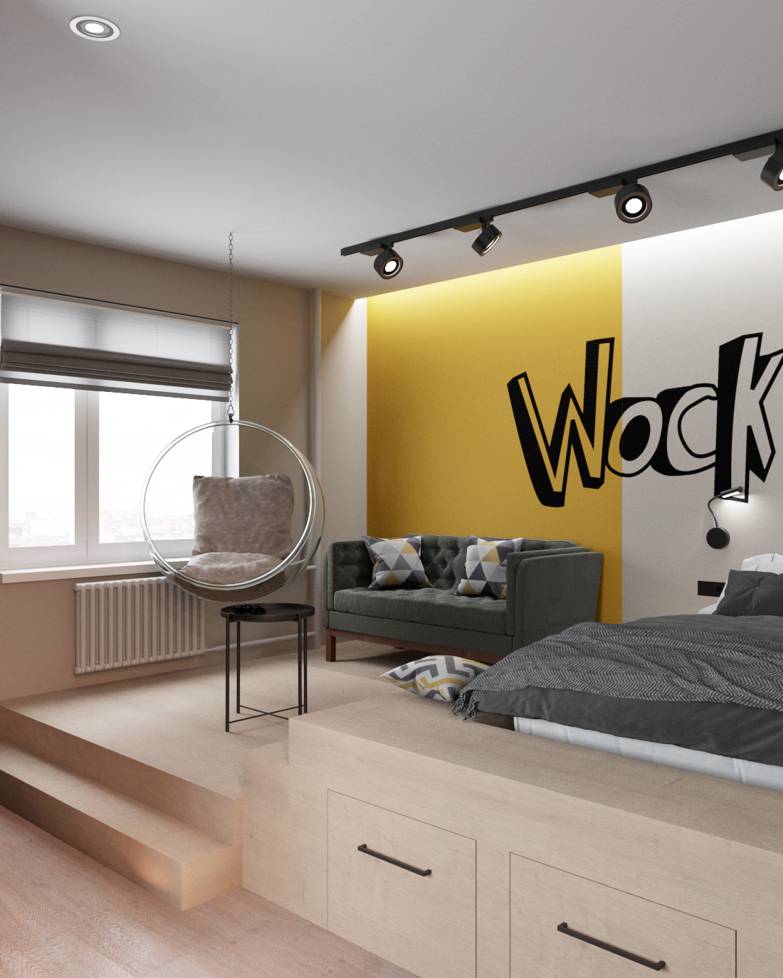 Квартира 200 м² у парка Царицыно (2 этаж)