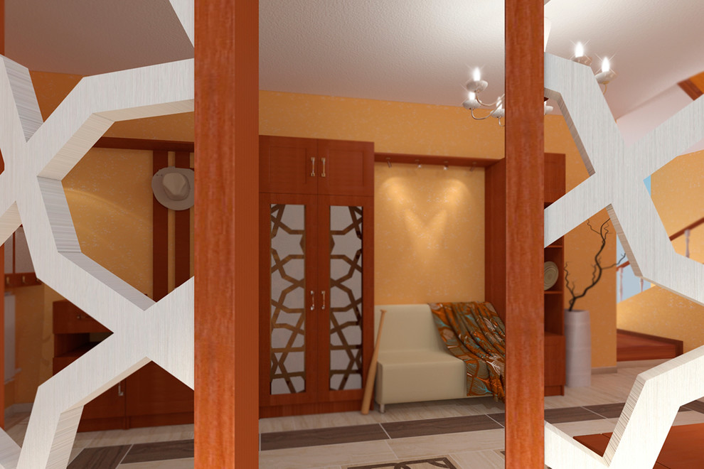 Дизайн-проект прихожей в коттедже
