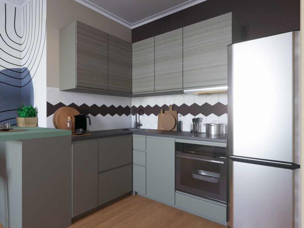 Бюджетный дизайн для евродвушки в ЖК "Ботаника"