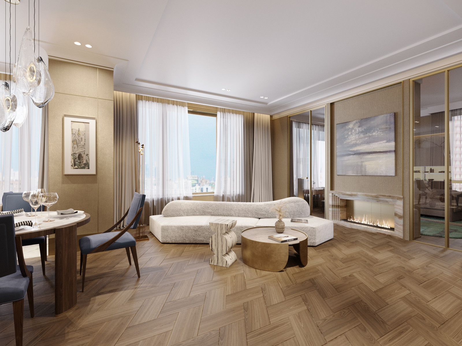 Обложка проекта: Квартира в ЖК "Дом на Тишинке"