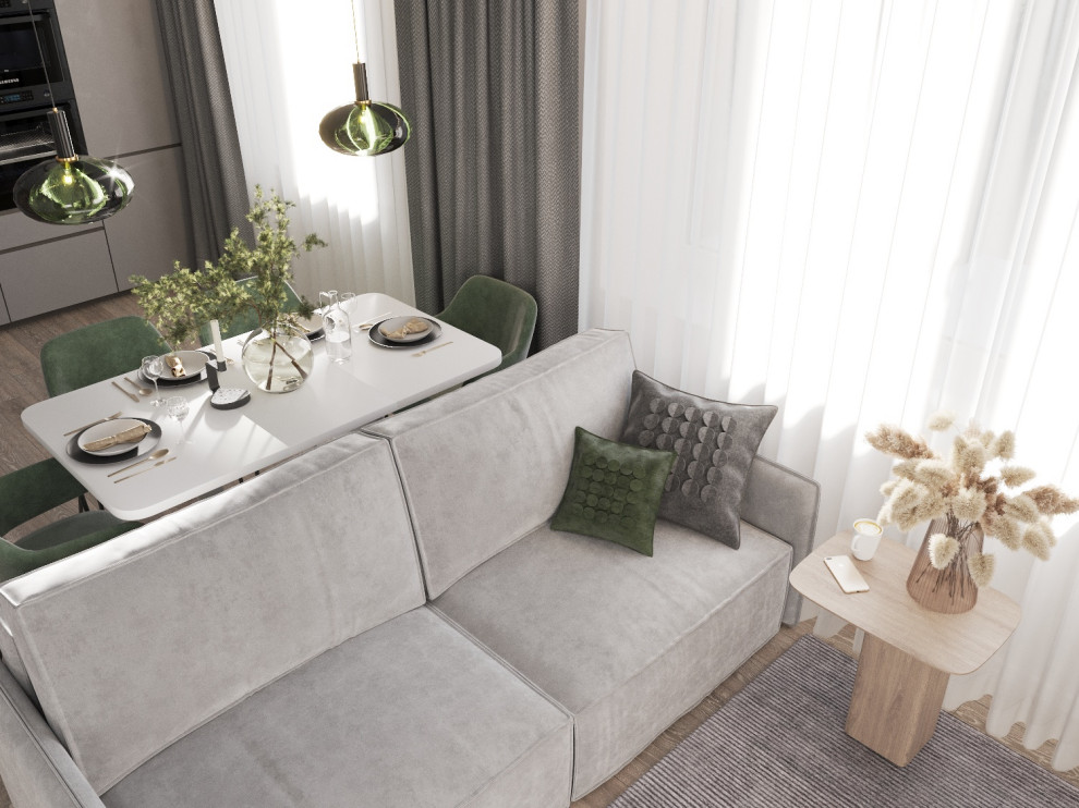 Обложка проекта: 36,5 м2 в современном стиле