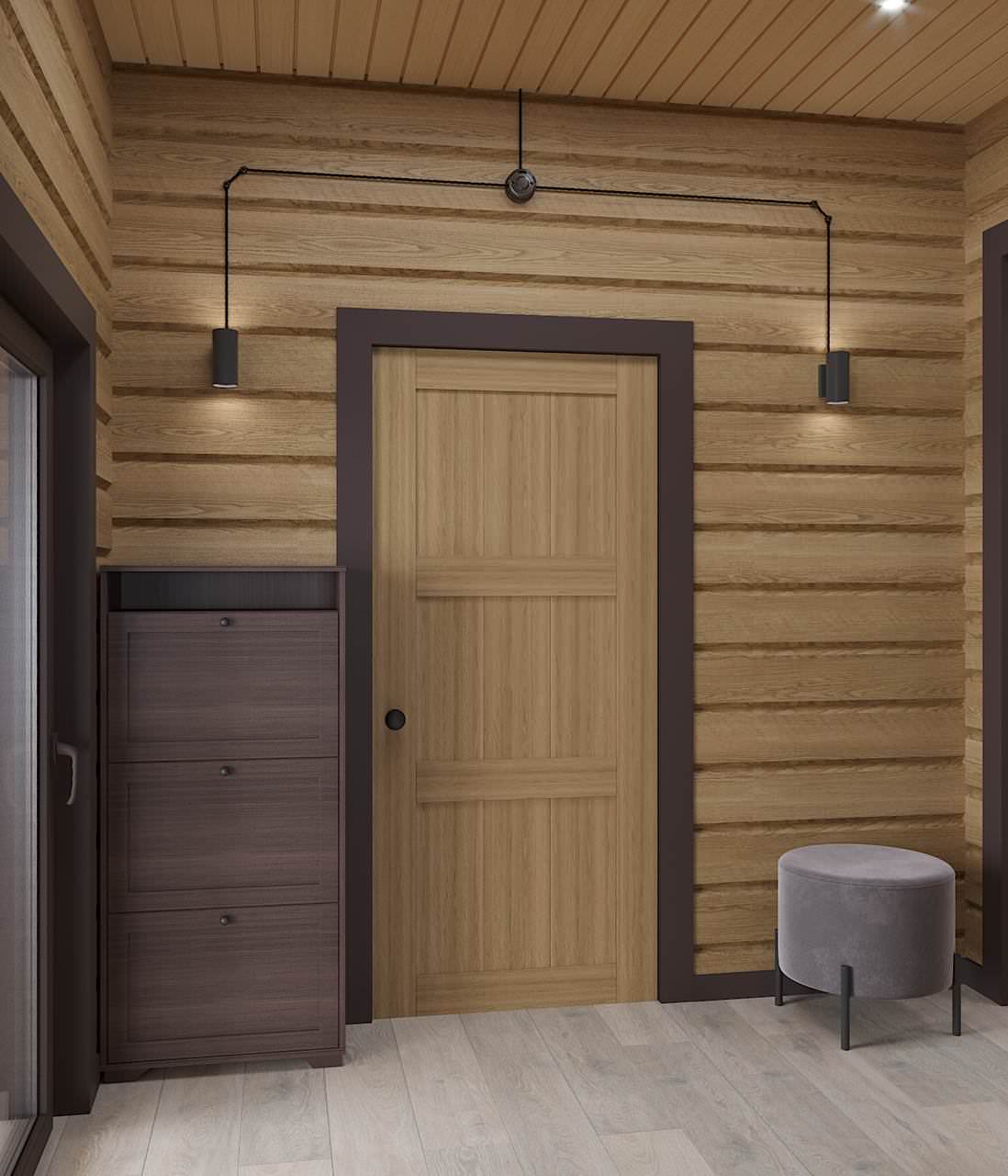 Дизайн проект дома бани