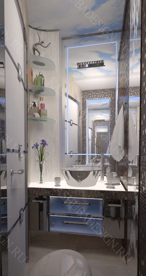 квартира с современным интерьером