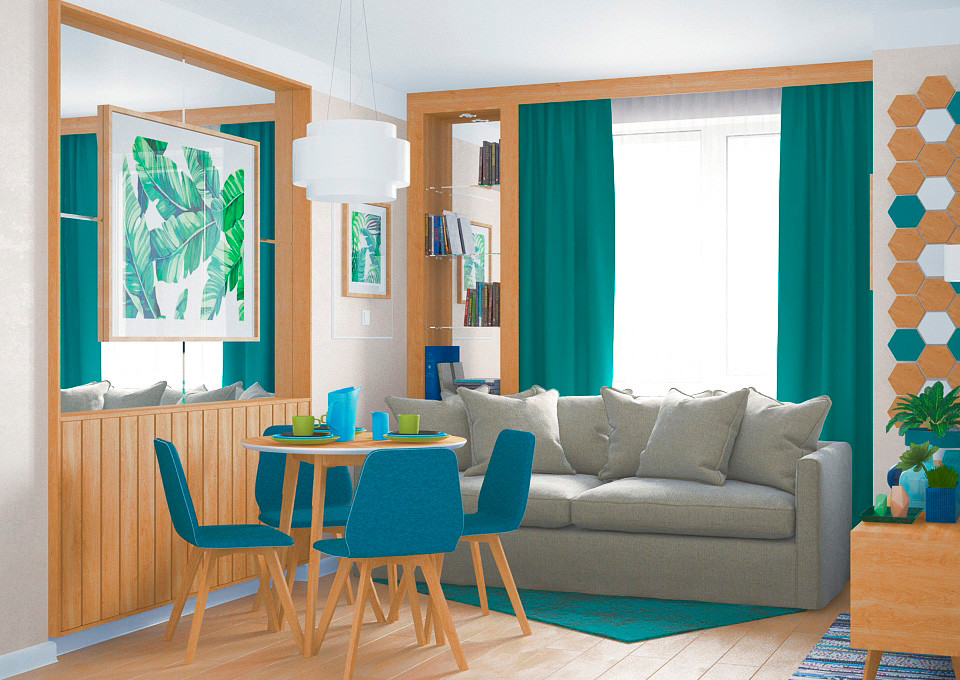 Современная небольшая квартира