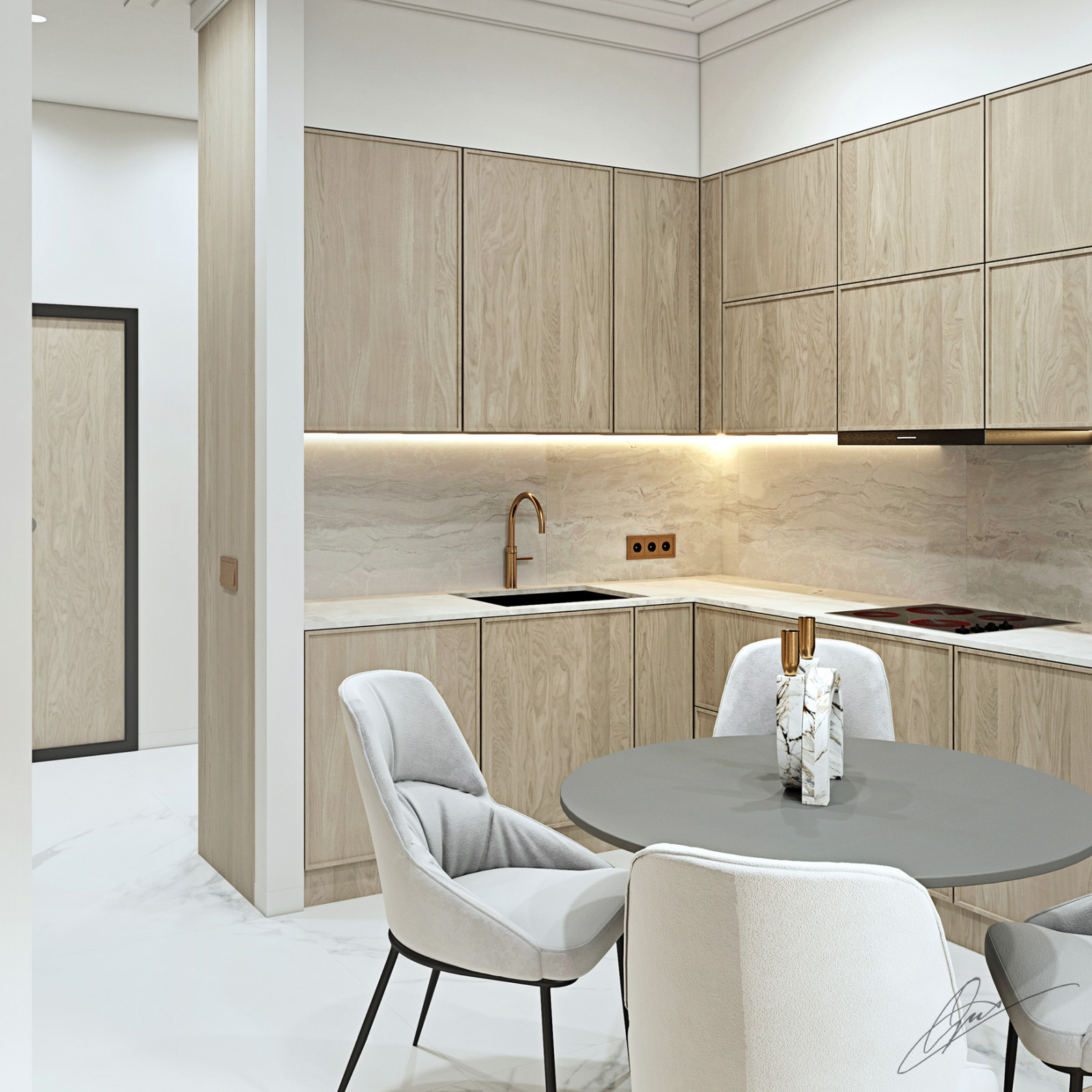 Трёхкомнатная квартира в ЖК "Discovery Park"