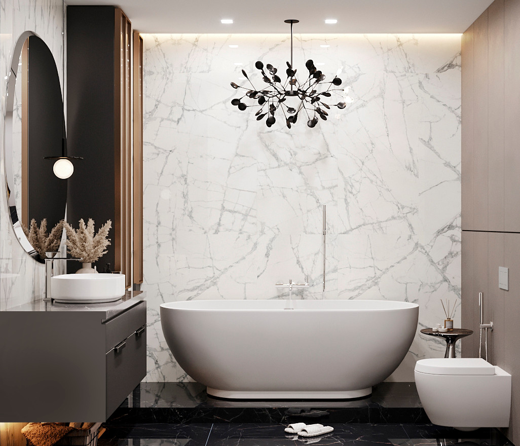 Квартира в современном стиле в древесных тонах