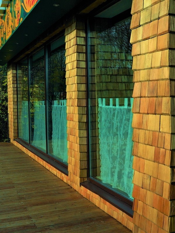 Обложка проекта: Монтаж фасада ресторана из дранки