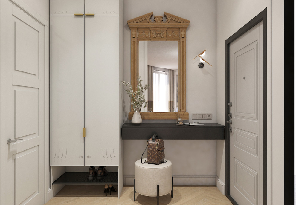 Дизайн-проект квартиры 45 м2 в стиле неоклассика